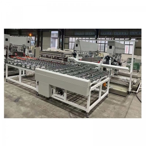 Production en usine de verre trempé