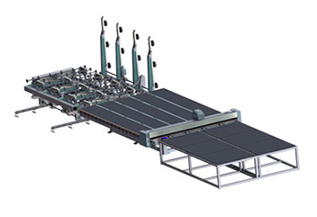 Ligne de découpe de verre CNC